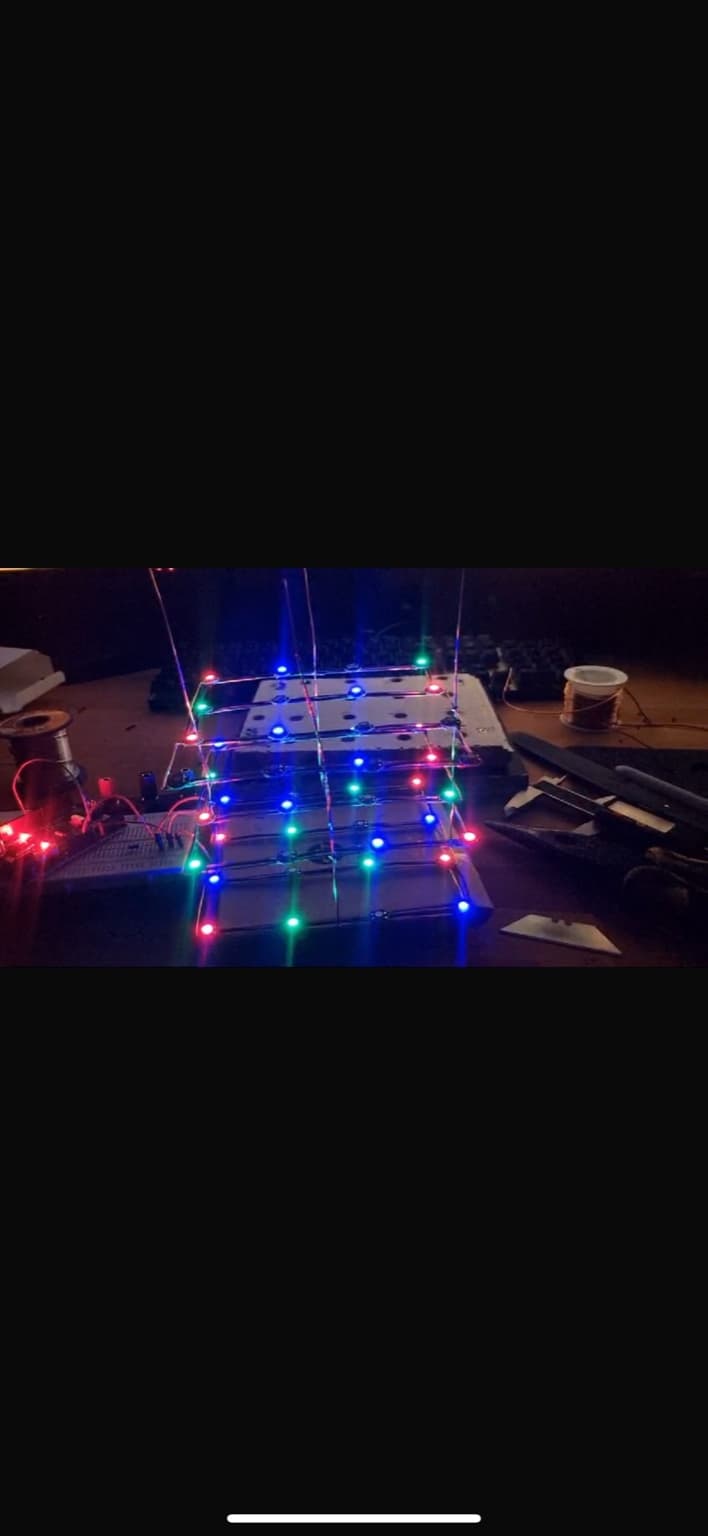 4x4x4 NeoPixel LED Cube - image 9