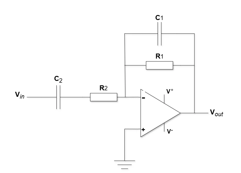 Active band-pass filter circuit